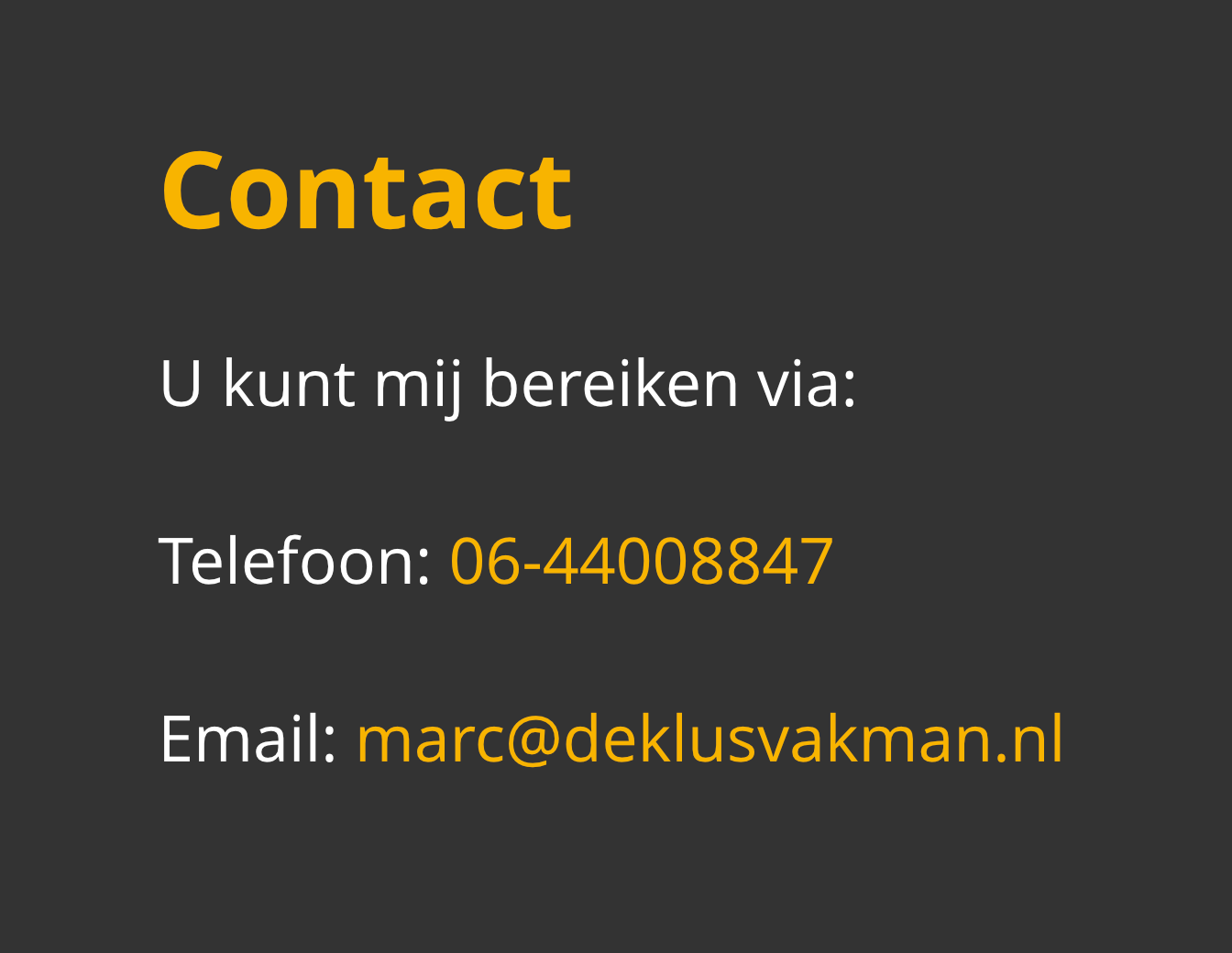 contact