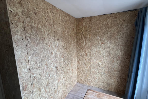 Metalstud scheidingswand met gipsplaat